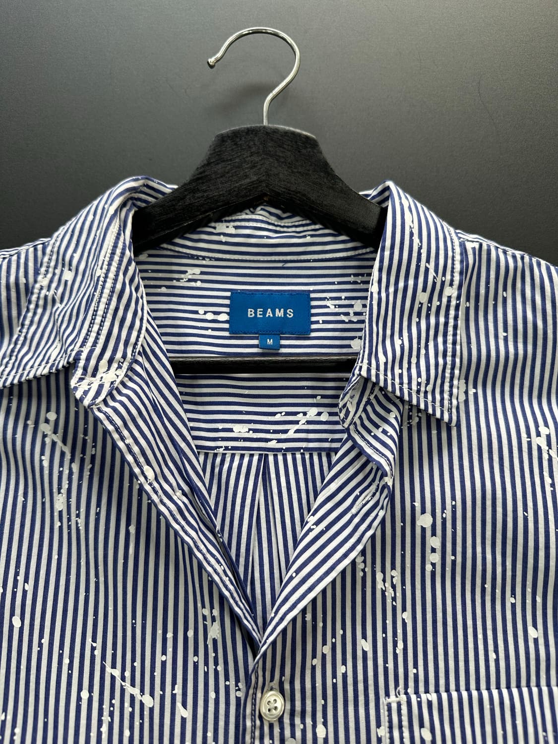 빔즈 스플래쉬 커버올 스트라이프 셔츠 상품이미지6