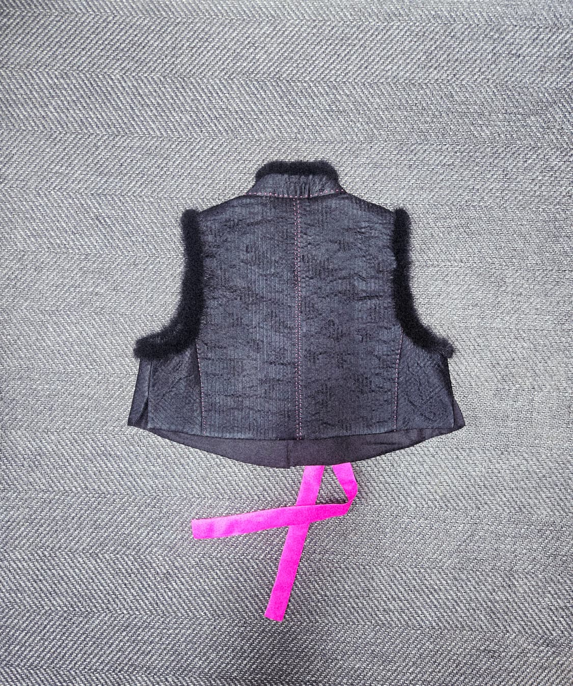 한복 밍크 누빔 겨울 조끼 한복배자 상품이미지2