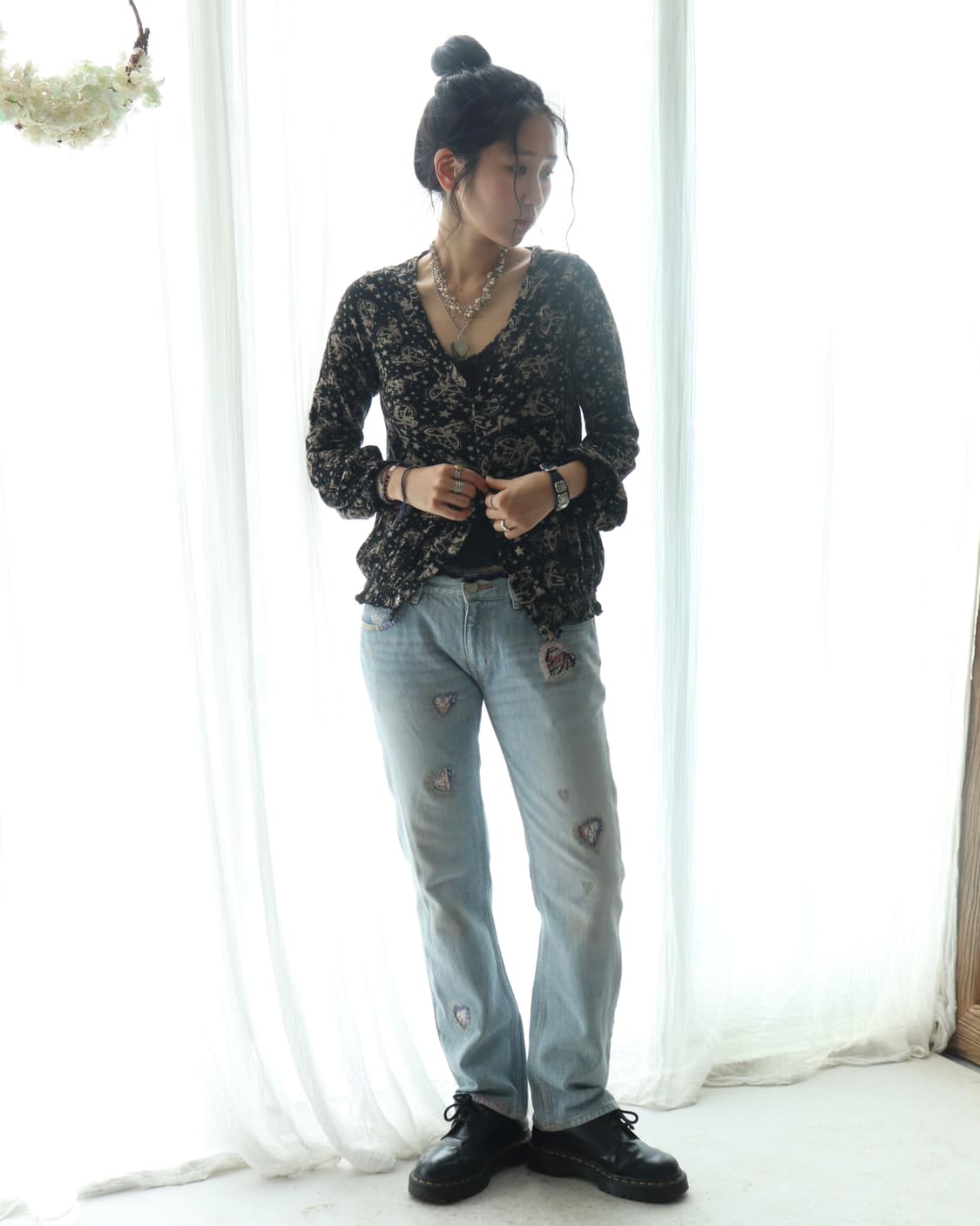 [Hysteric Mini] Star Baby Doll Cardigan 상품이미지2