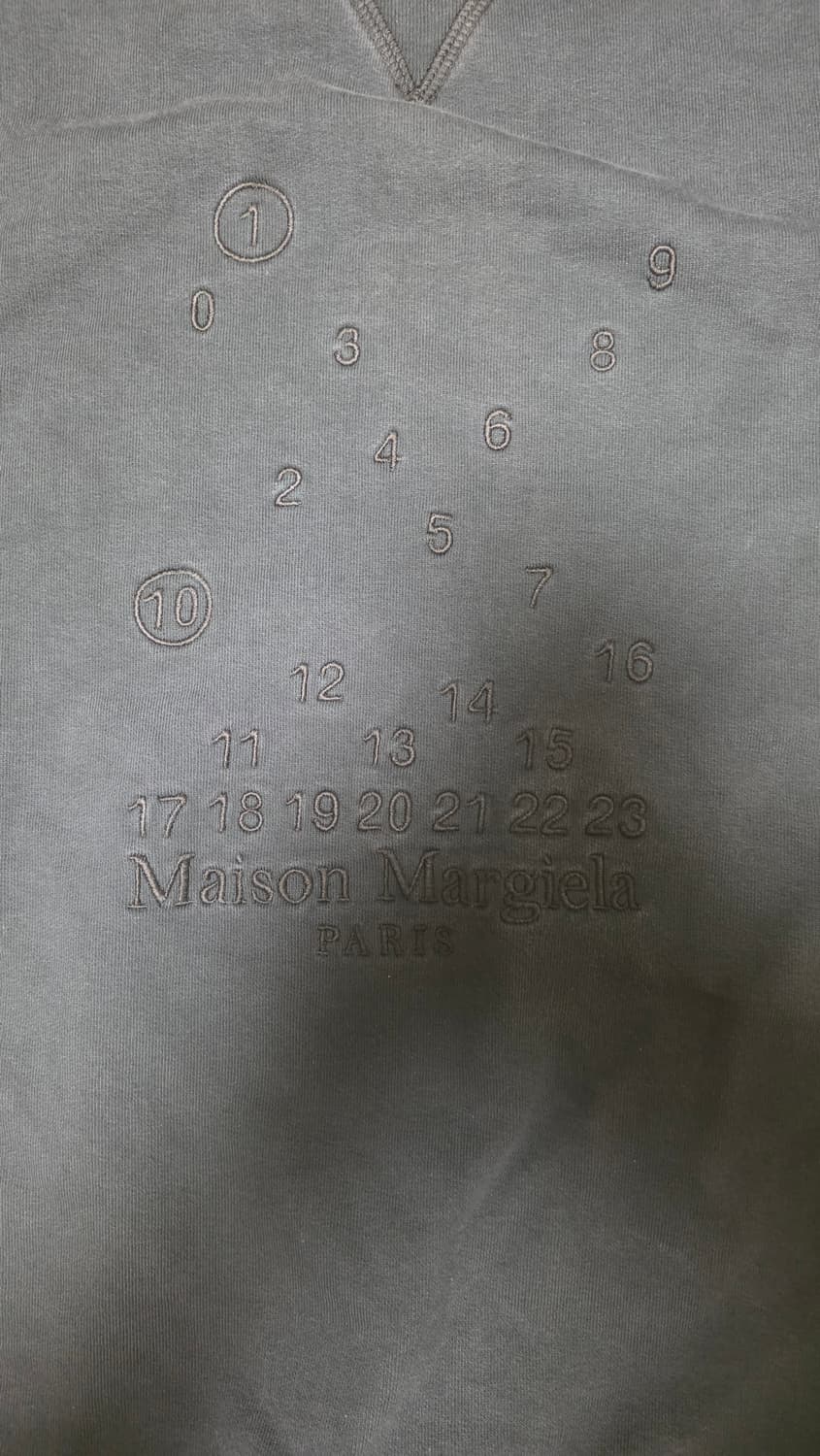 마르지엘라 뉴메릭 로고 맨투맨 m 상품이미지3