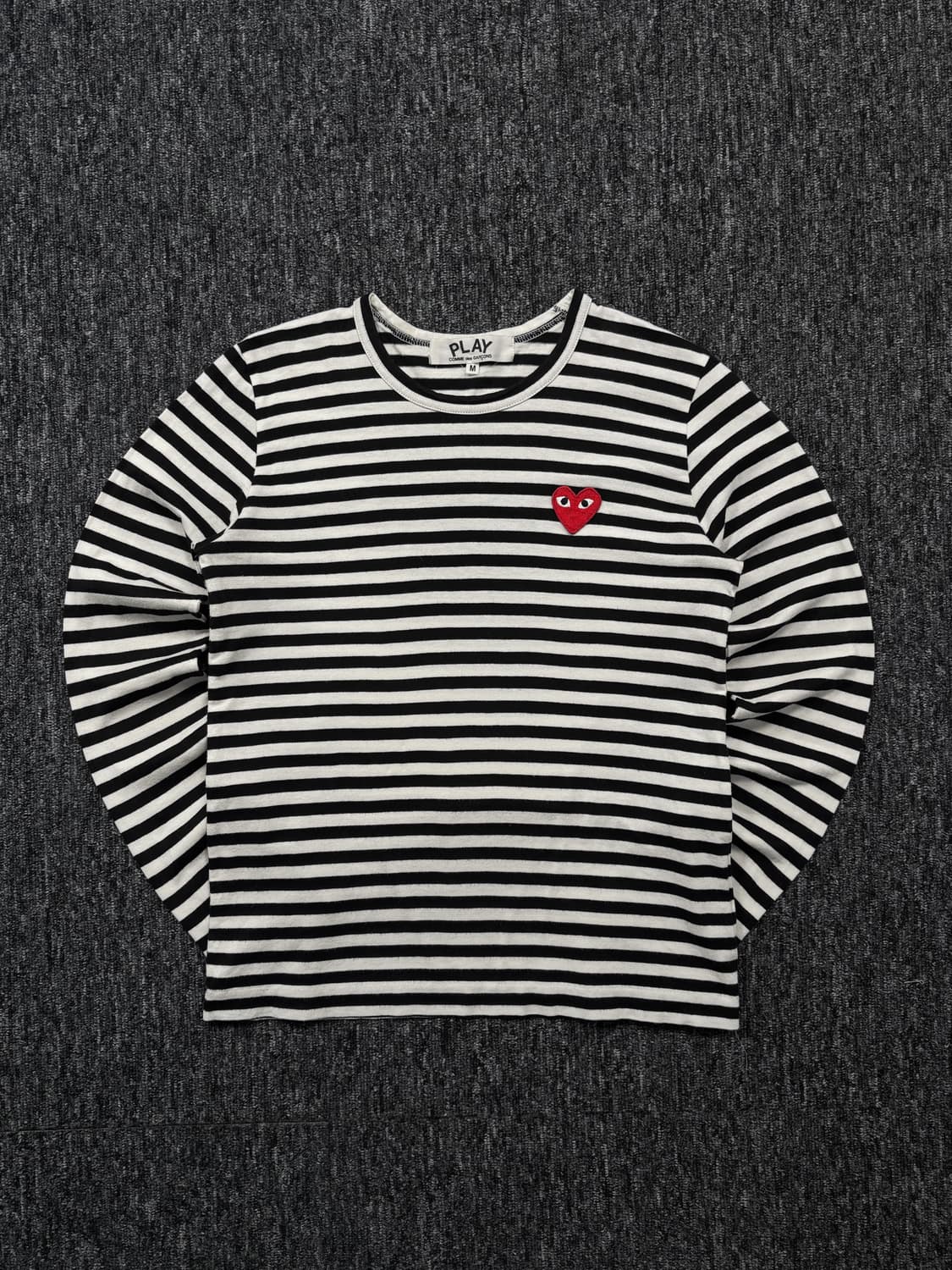 꼼데가르송 레드와펜 스트라이프 롱슬리브 상품이미지3