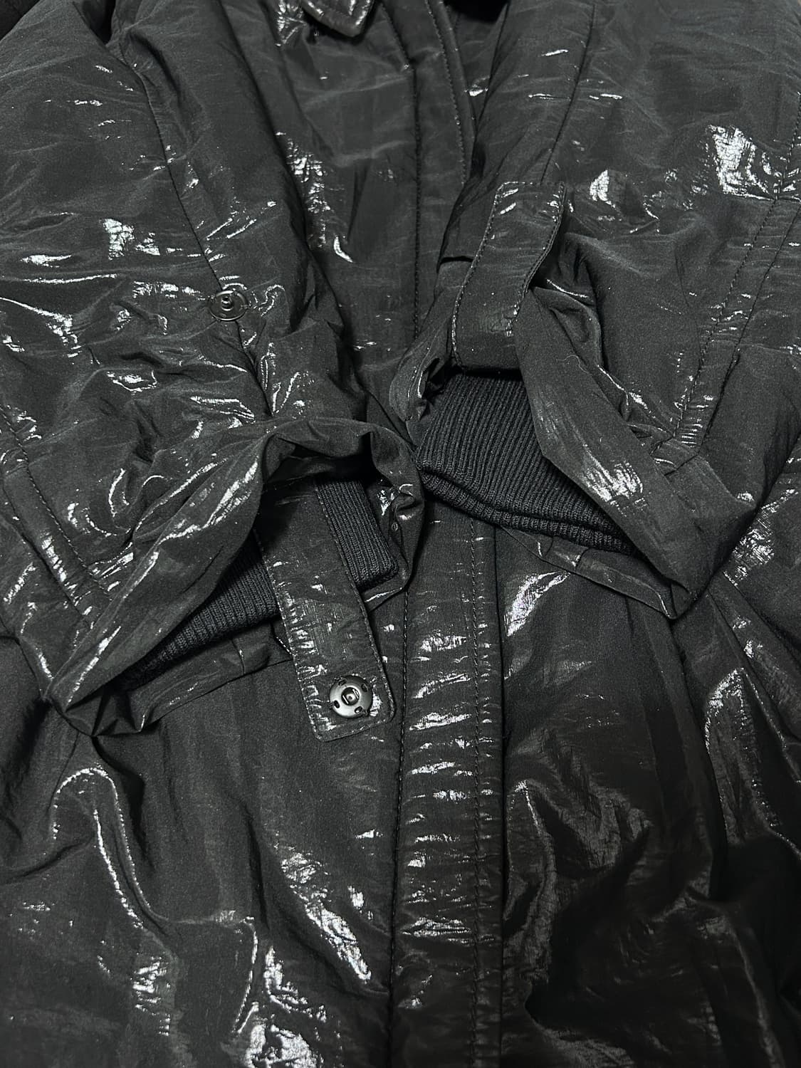 오브제 글로시 코팅 다운 코트 상품이미지6