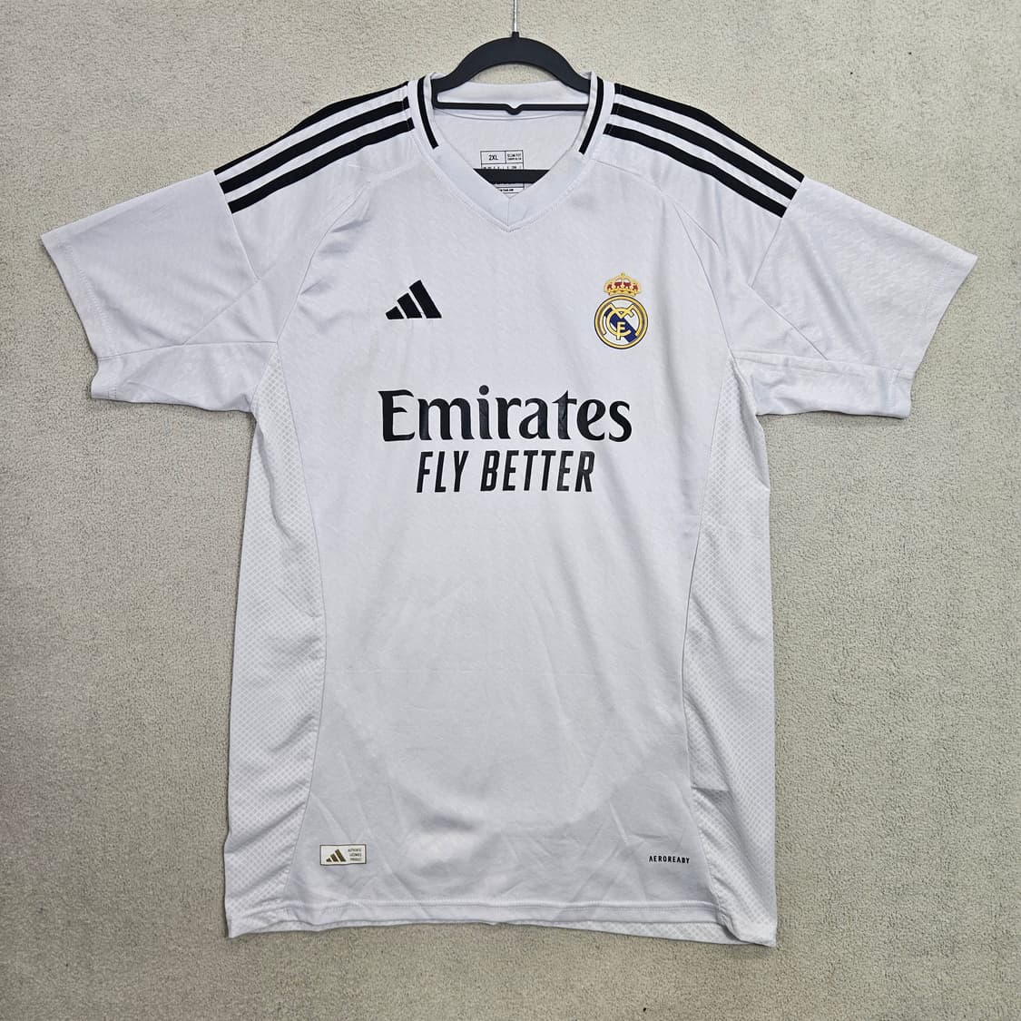 24-25 아디다스 레알 마드리드 홈 져지 반팔 XXL 상품이미지1