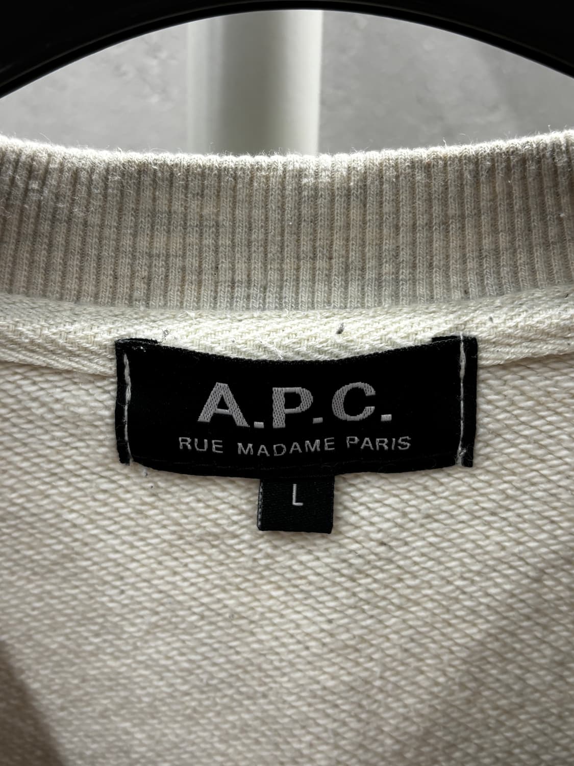 아페쎄 로고 맨투맨 L 상품이미지4