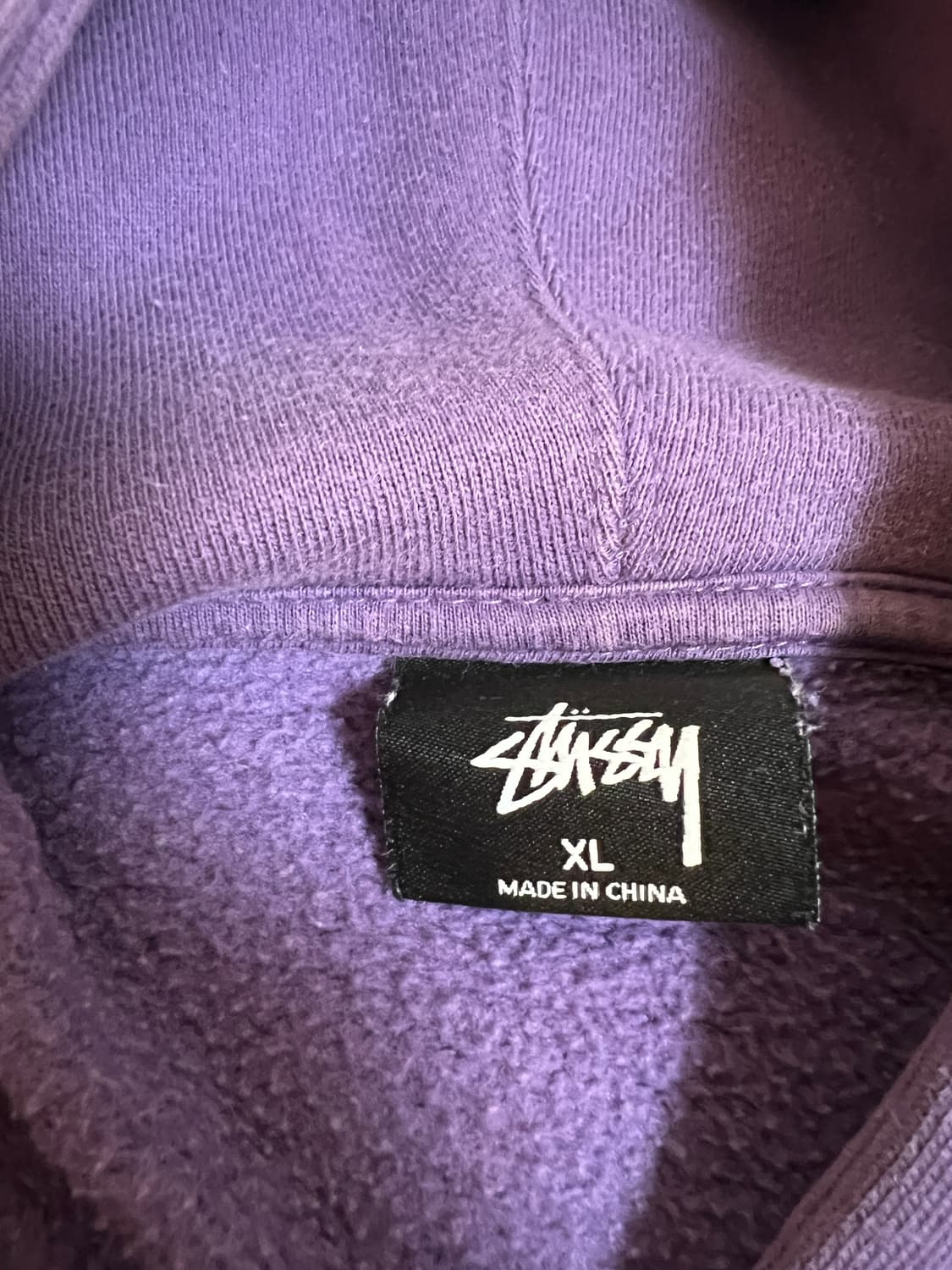 XL 스투시 코스모스 후드 퍼플 상품이미지3