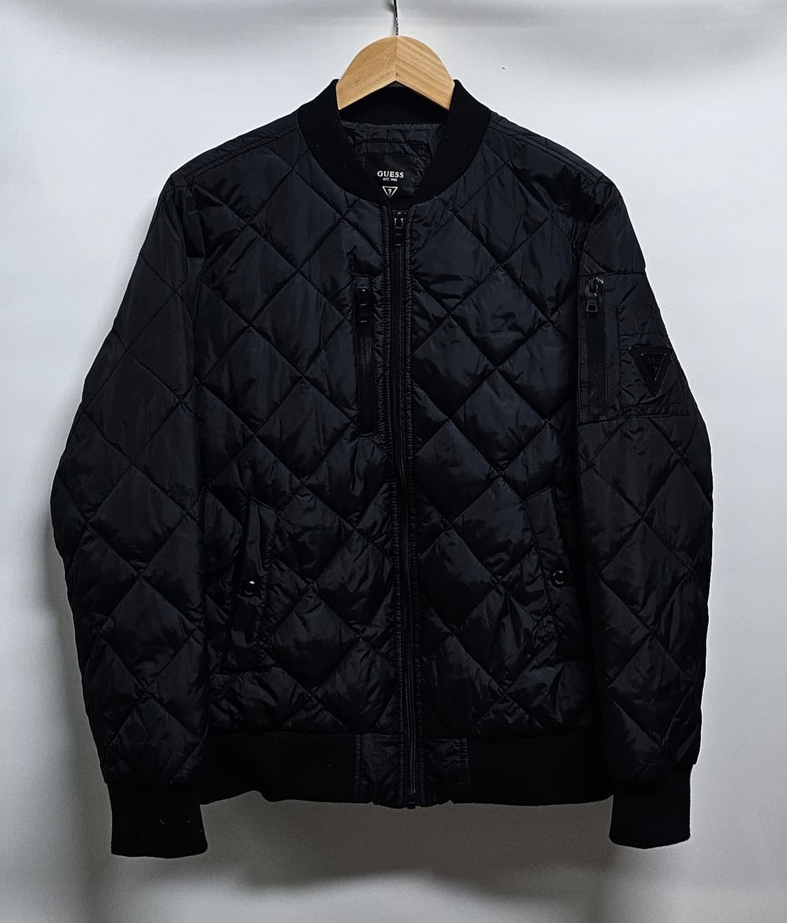 게스 여성 퀼팅 봄버자켓 S 상품이미지1