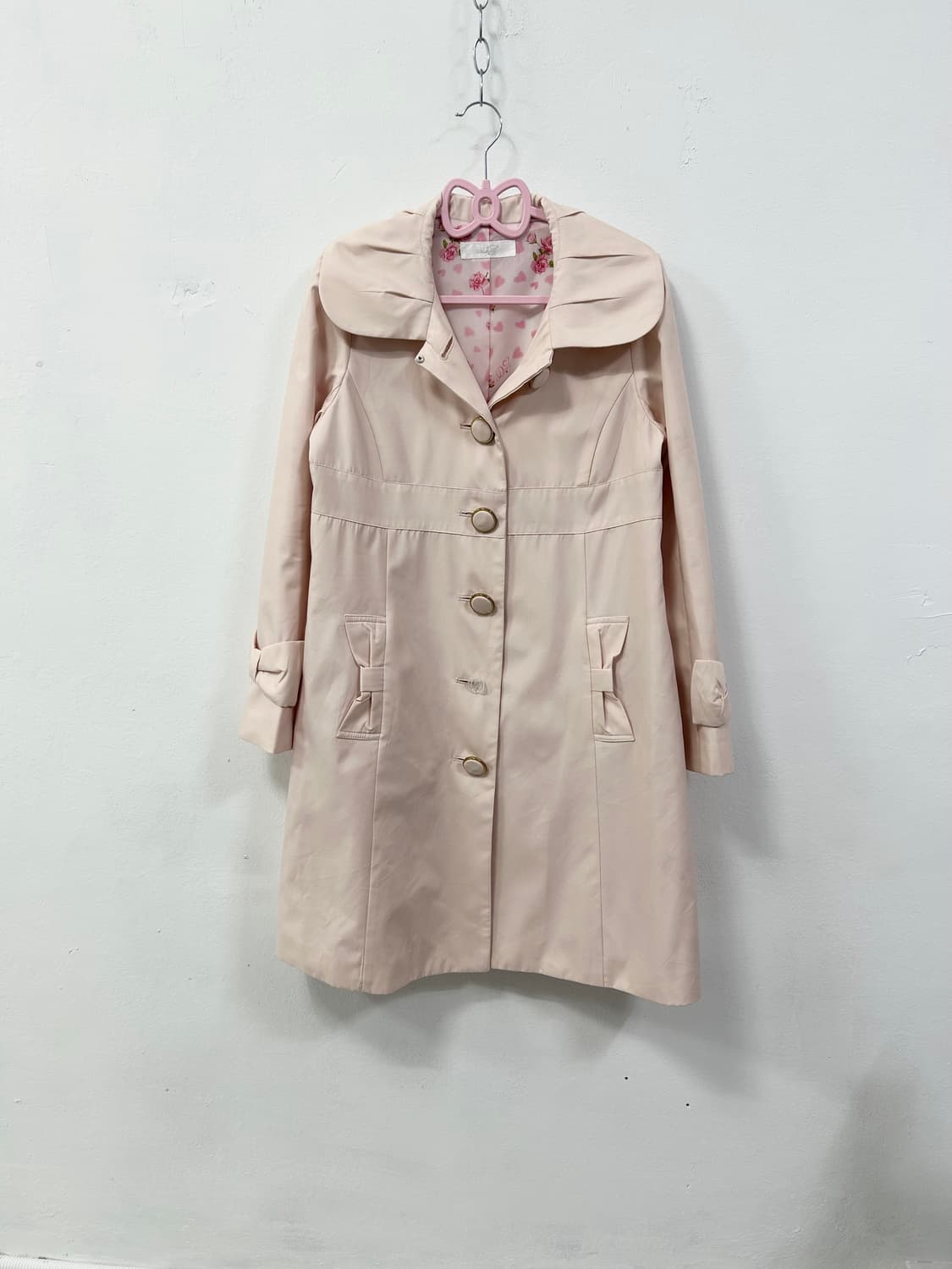 [DEARY] 디어리 히메갸루 로걀 핑크 코트 상품이미지6