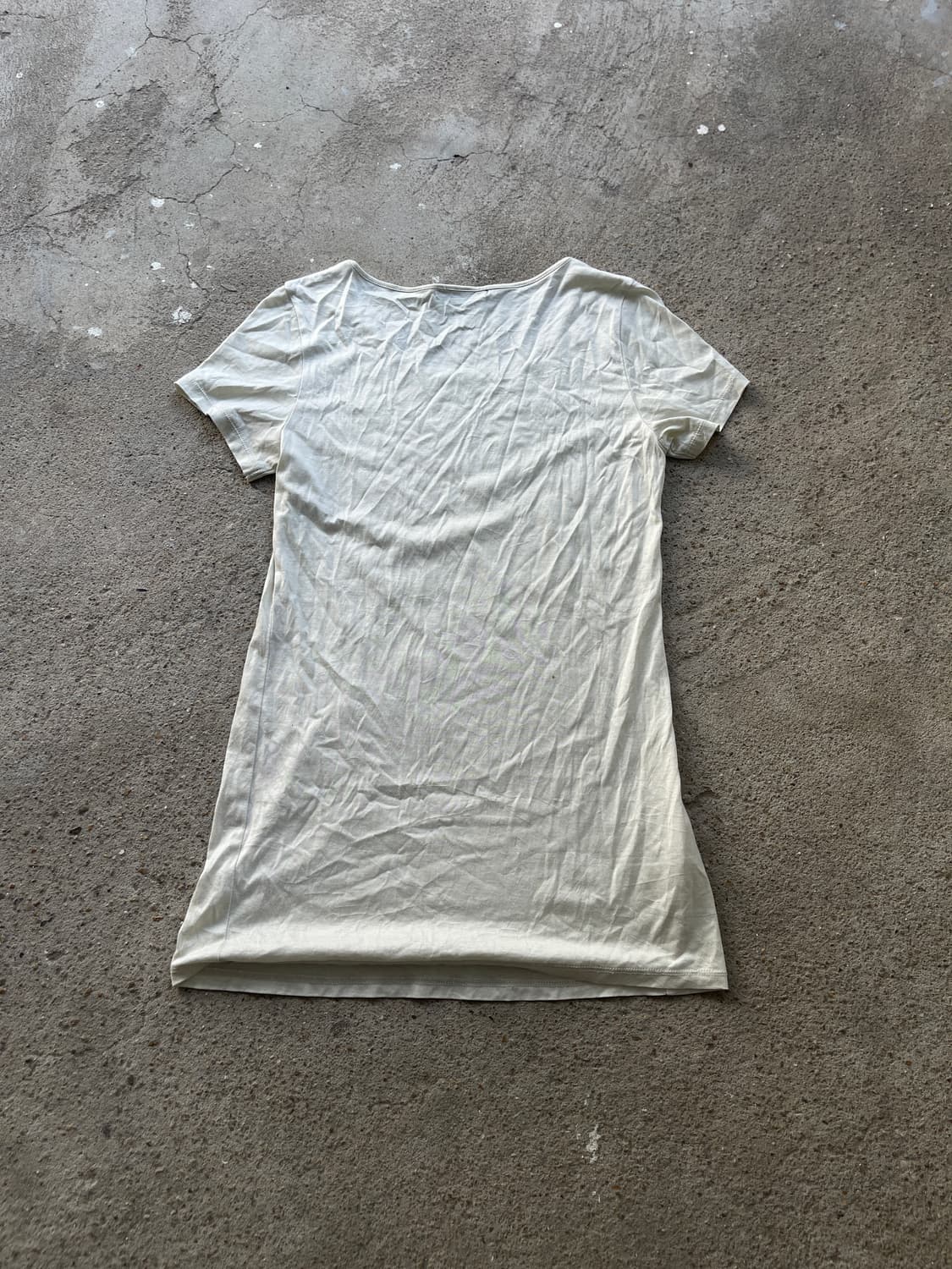 (Japanese vintage)slim u neck t 상품이미지4