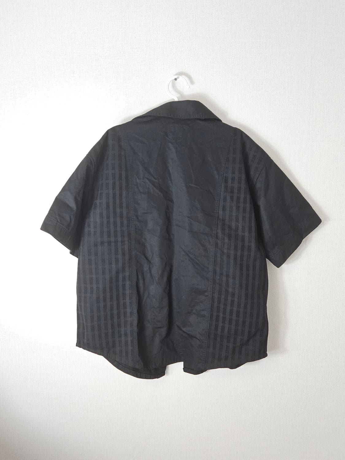 메종미네드 오버 웹 하프셔츠 반팔셔츠 블랙 M 상품이미지3