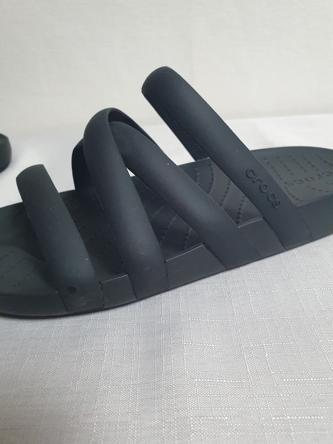 230mm 크록스 스플래쉬 스트래피 샌들 블랙 상품이미지4