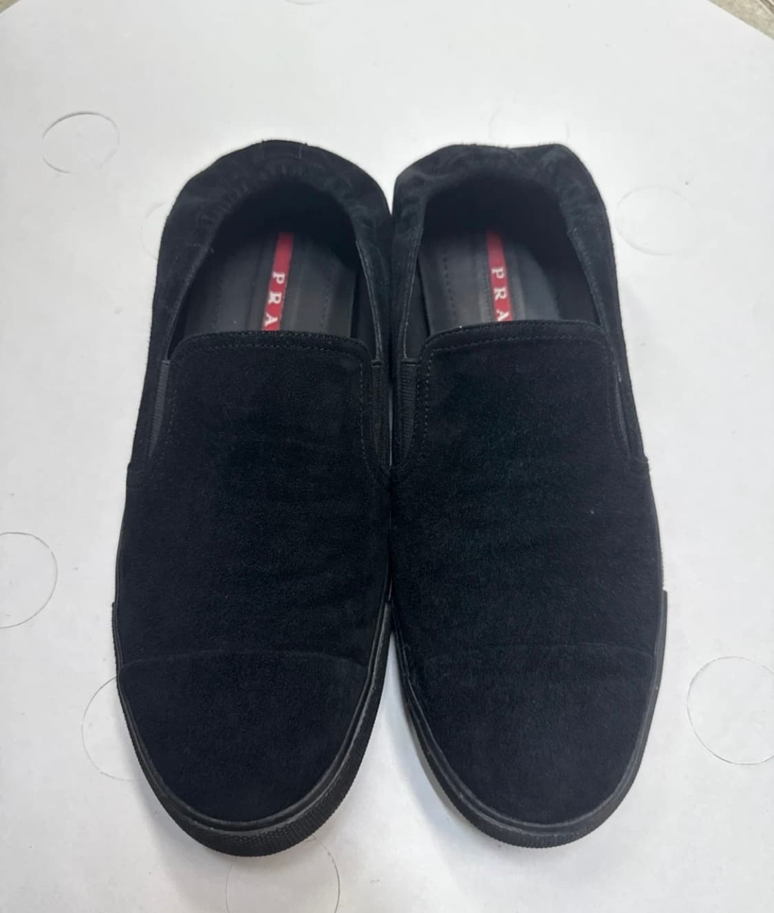 [프라다/스포츠] 블랙 스웨이드 슬립온 / 270 상품이미지1