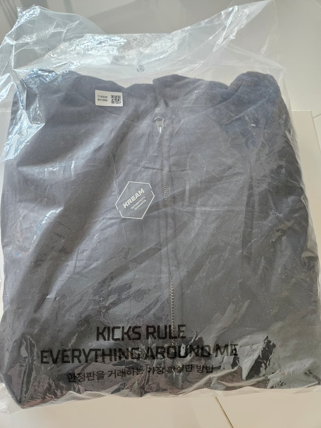 이지 YZY 집업 후드 블랙 M 상품이미지2