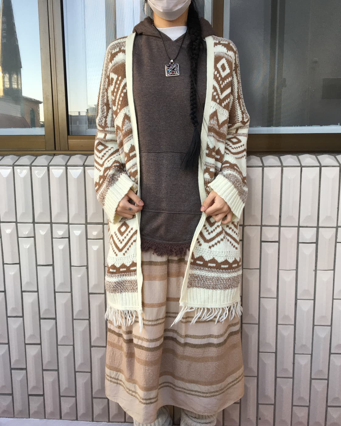 Nomadic mood knit open cardigan 상품이미지6