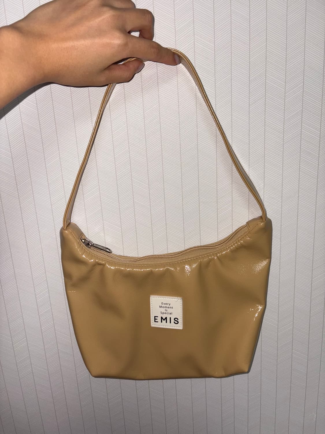 이미스 호보백 베이지 상태최상 상품이미지4