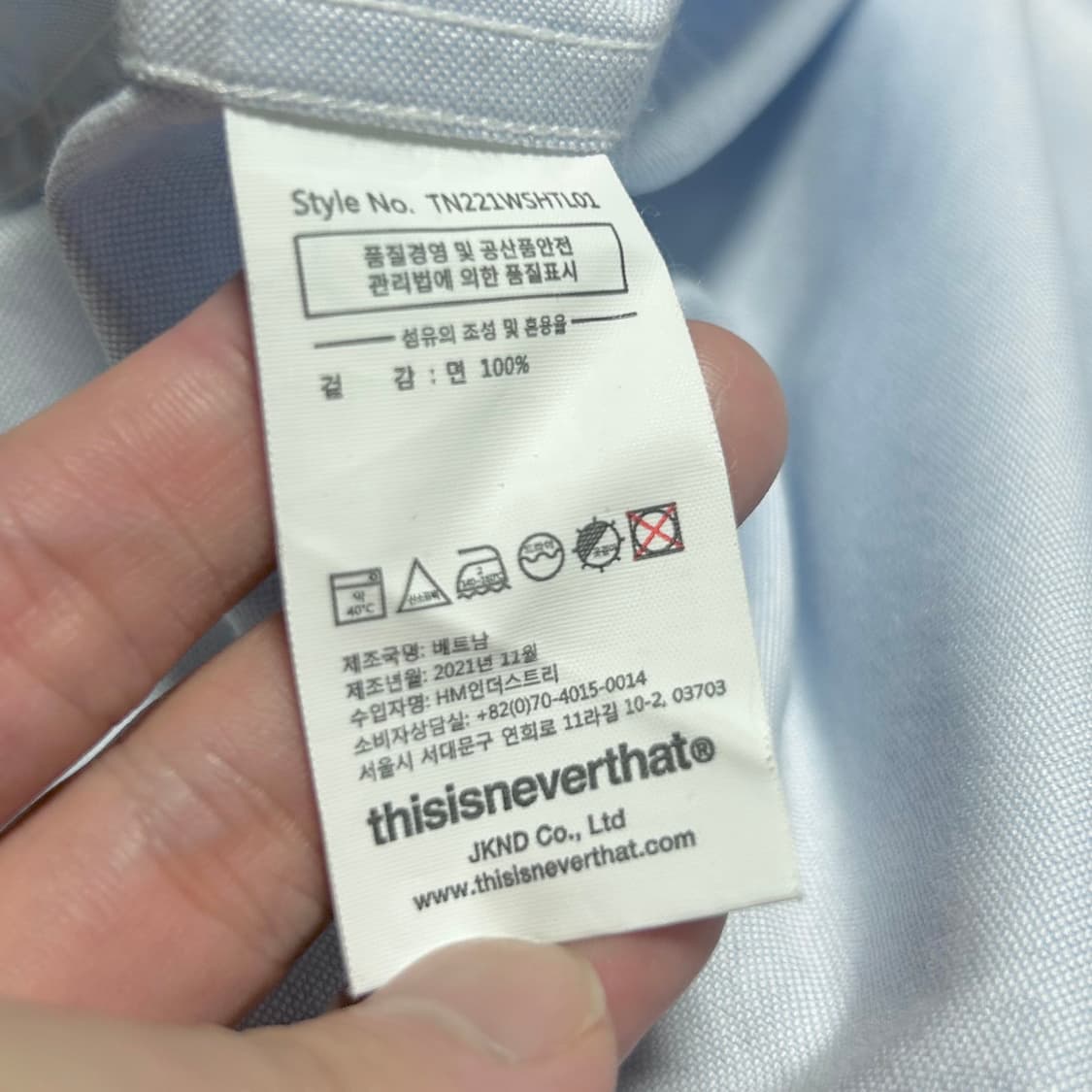 [L] Thisisneverthat 디스이즈네버댓 옥스퍼드 셔츠 상품이미지7