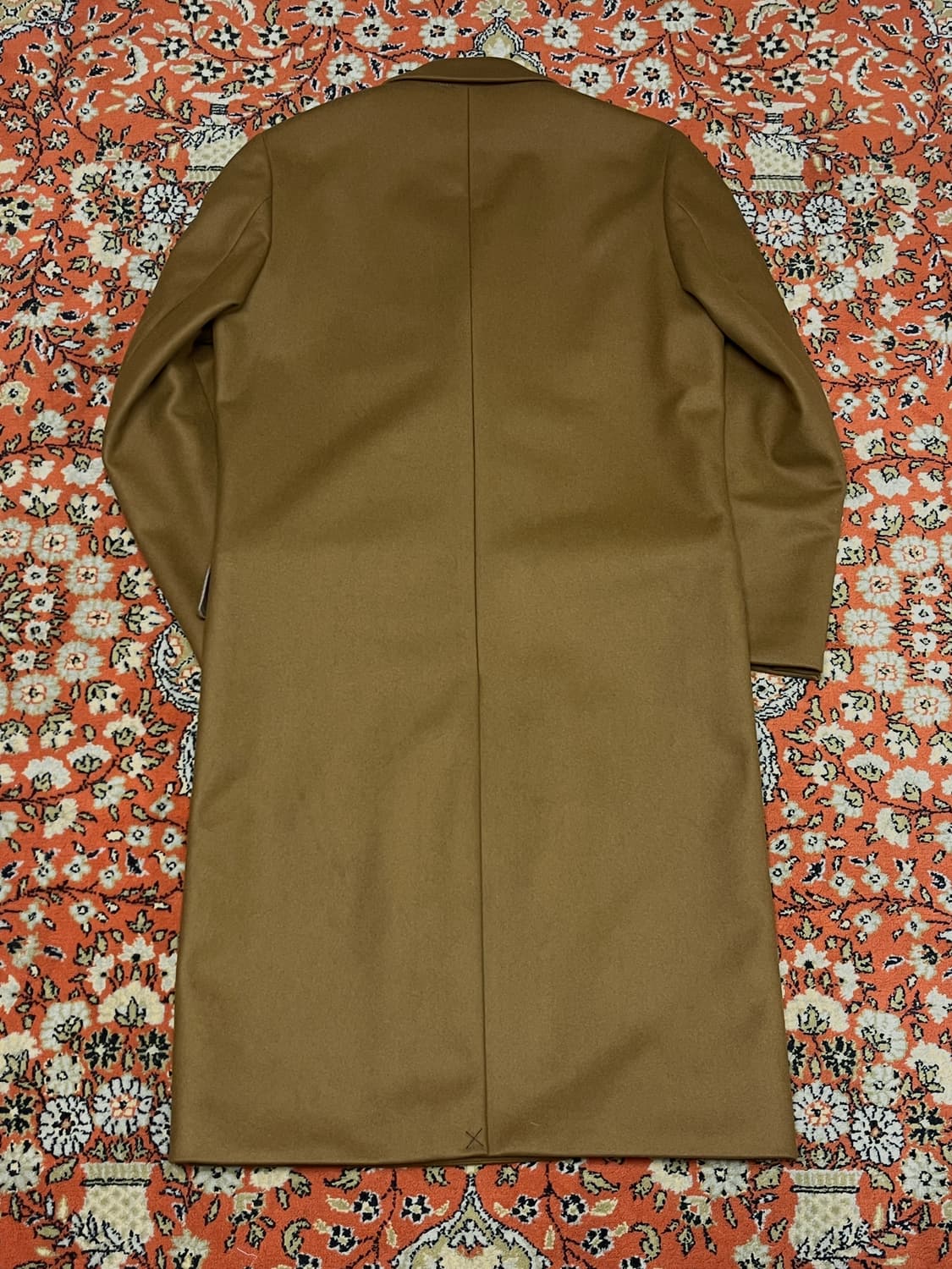 [46] 마마가리 MTR 롱 브라운 더블 코트 상품이미지2