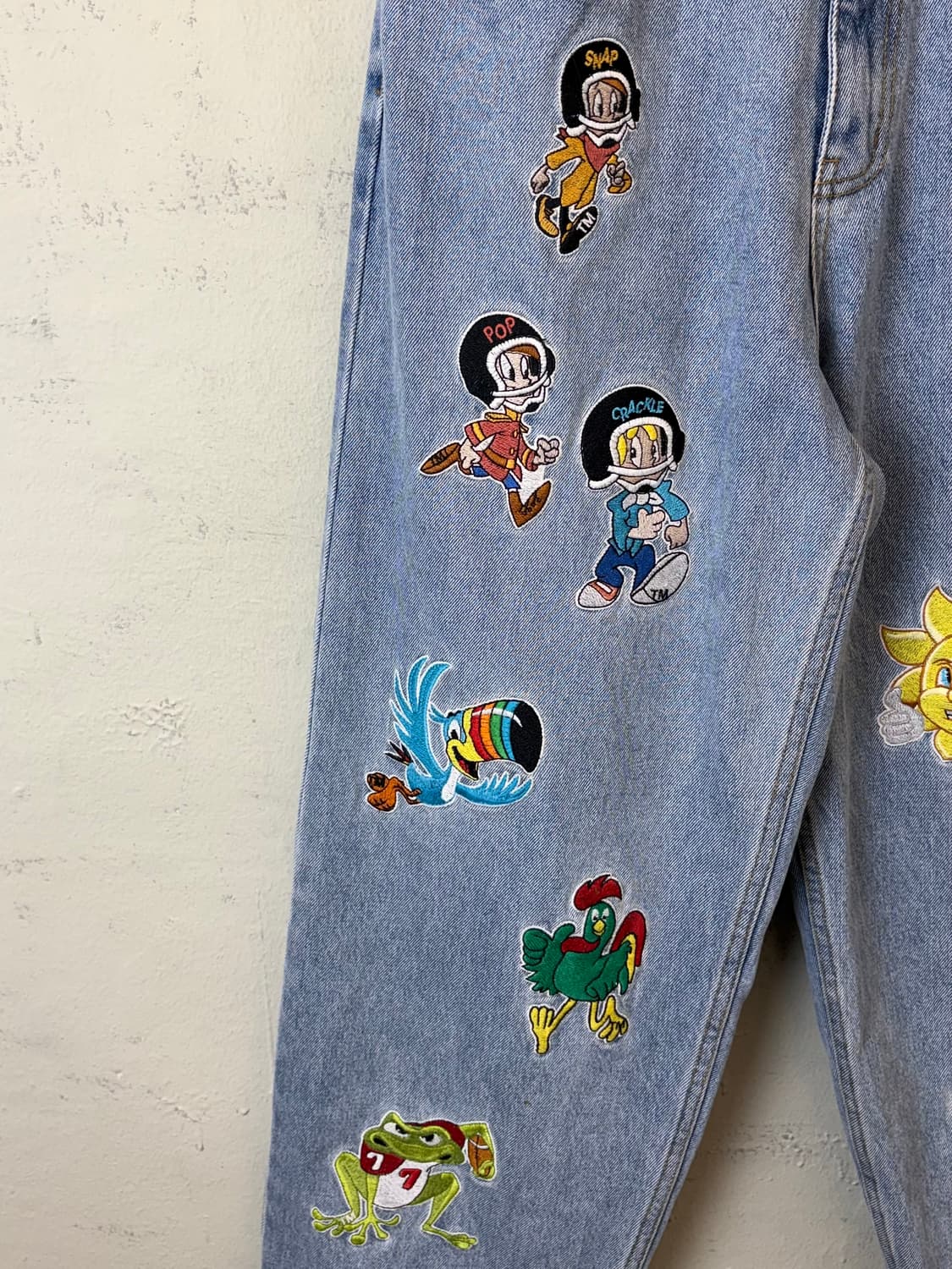 위캔더스 켈로그 패치 데님 팬츠 상품이미지6