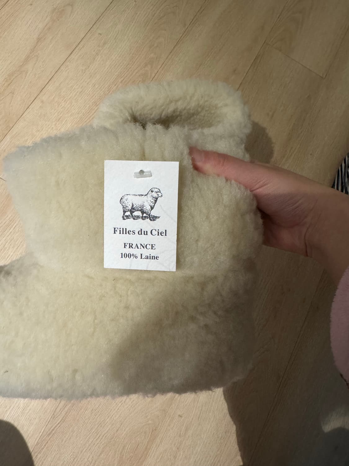 피이뒤시엘 프렌치 양털 실내화 상품이미지2