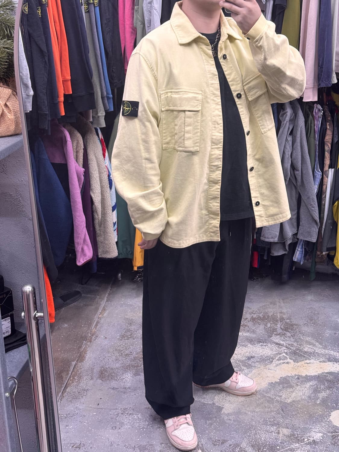 스톤아일랜드 셔츠형 자켓 xxl 기본 세탁 정도 하세요  상품이미지1