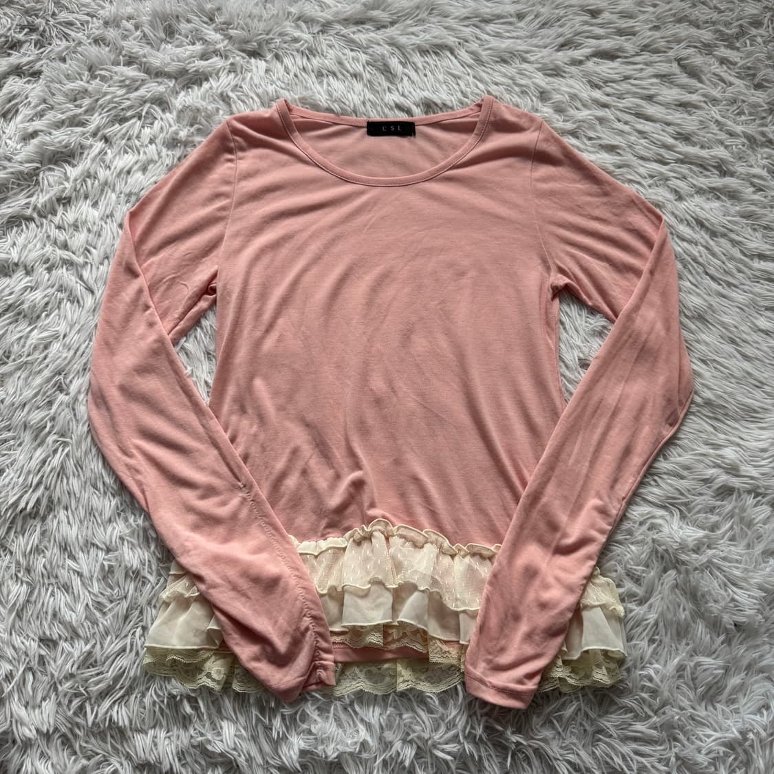 CSL 일본빈티지 러블리 갸루 라떼갸루 긴팔 갸루긴팔 노드 M 38 상품이미지2