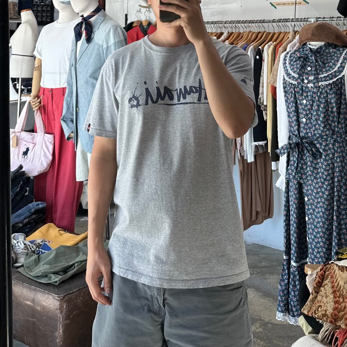 (착용컷) QUIKSILVER 하와이 반팔 티셔츠 (남성용 100) 상품이미지3