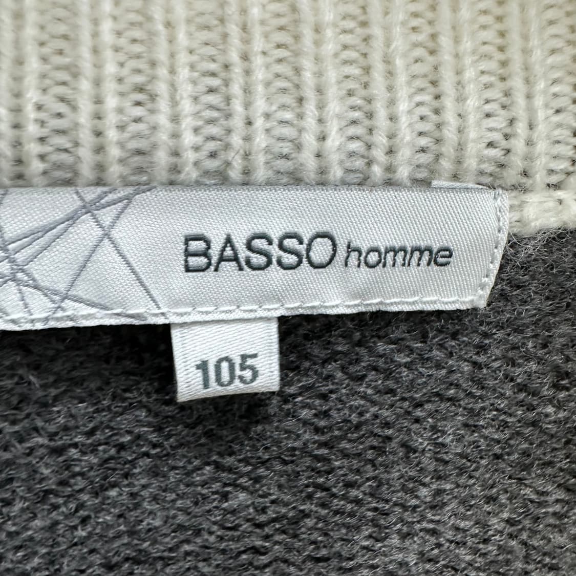 [미시착] 105 바쏘옴므 남자 울 니트 상품이미지3