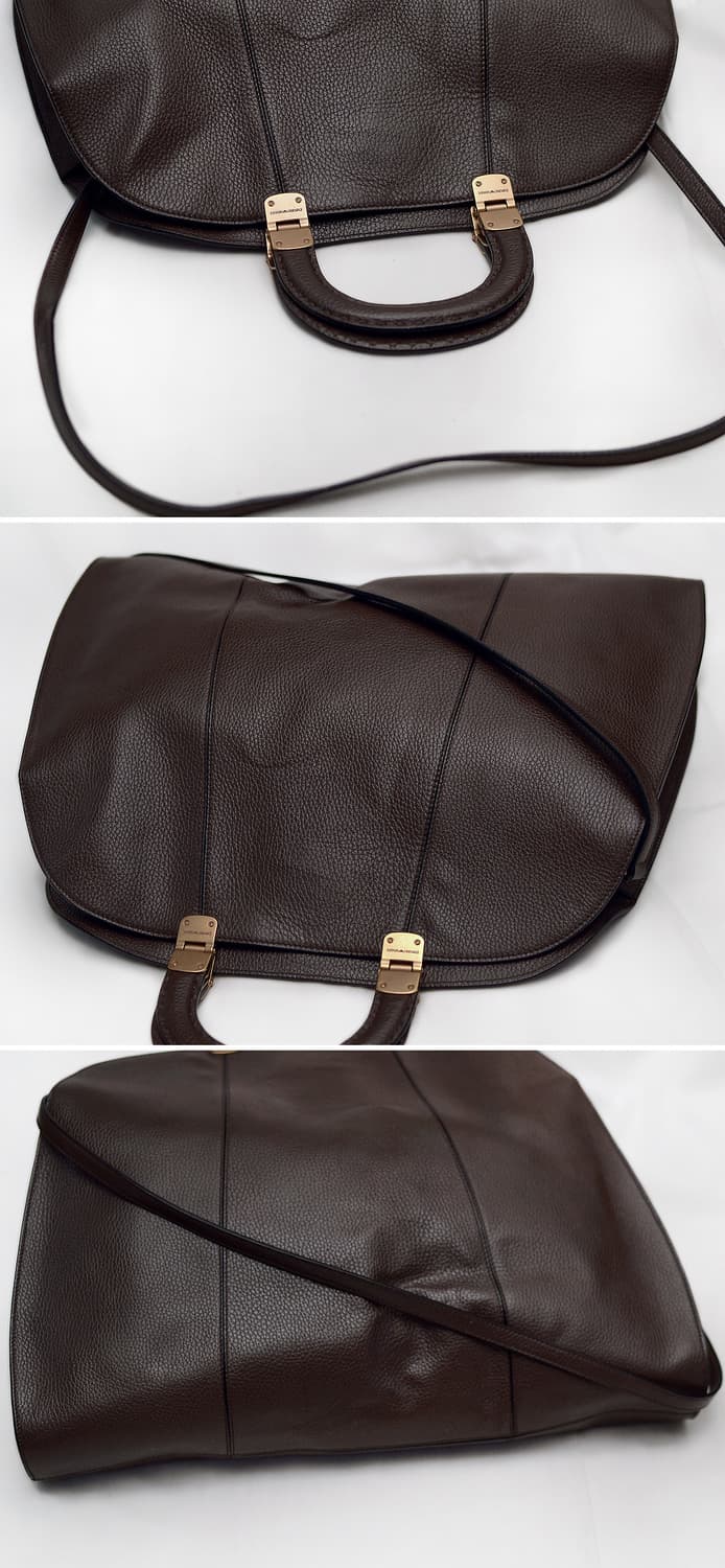 아르마니 (EA) 타우페 맥시 레더돔 빅토트 숄더백 상품이미지5