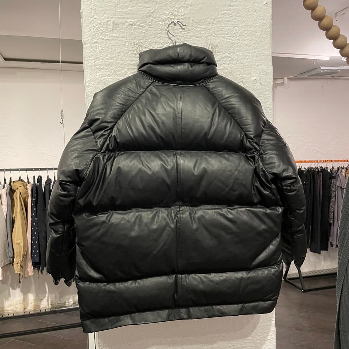  요지야마모토 레더 패딩 자켓 상품이미지3