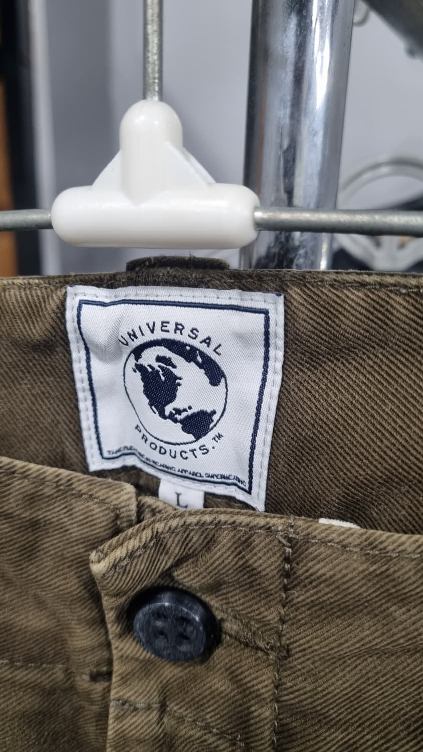 한섬수입) 유니버셜 프로덕츠 카키색 치노팬츠 34사이즈 컨디션8/10 상품이미지3