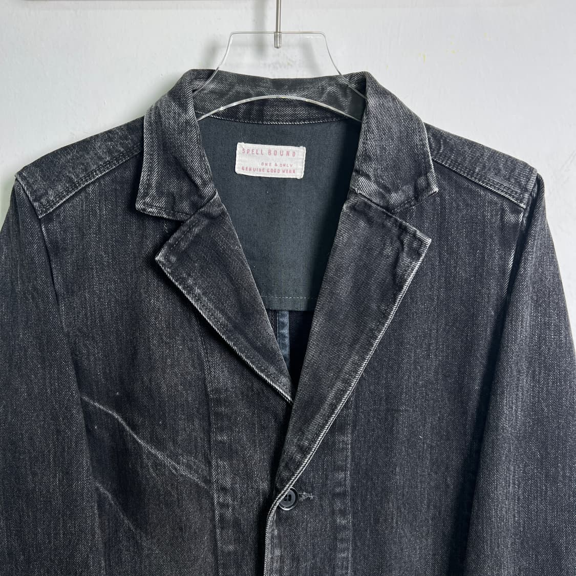 스펠바운드 블랙 데님 블레이저 자켓  상품이미지4