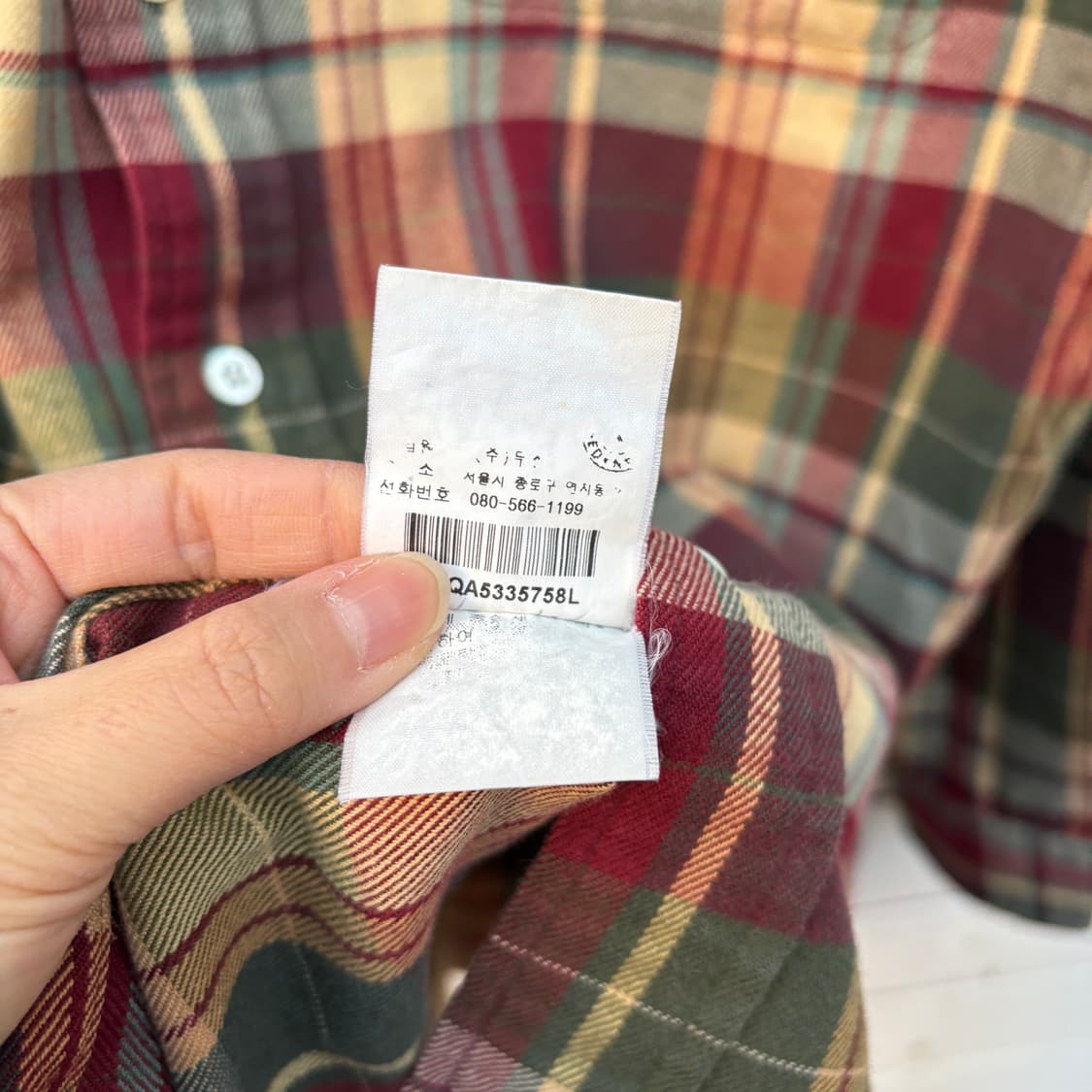 Polo 폴로 체크 셔츠 상품이미지9