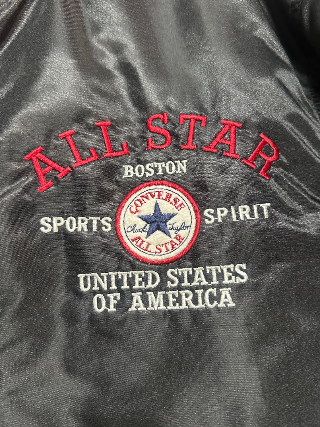 컨버스 올스타 블랙 스타디움 항공 점퍼 봄버 상품이미지3