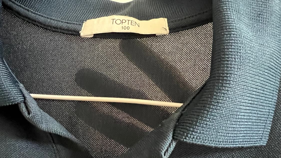 탑텐 남성 카라 티셔츠 네이비 100 상품이미지2