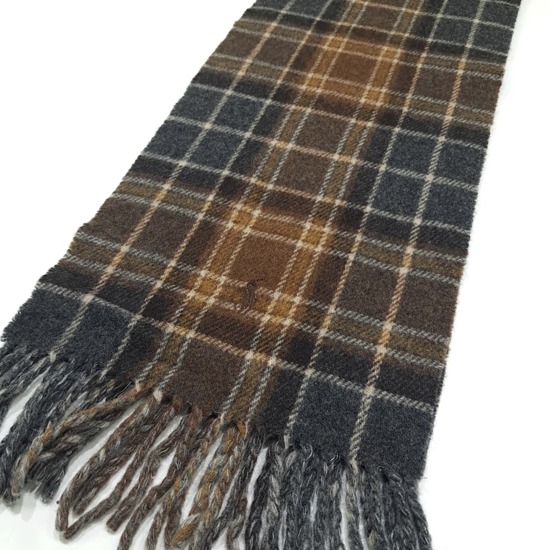 MX372 [Made in Italy] 폴로 헤링본 위브 브라운 타탄  상품이미지4