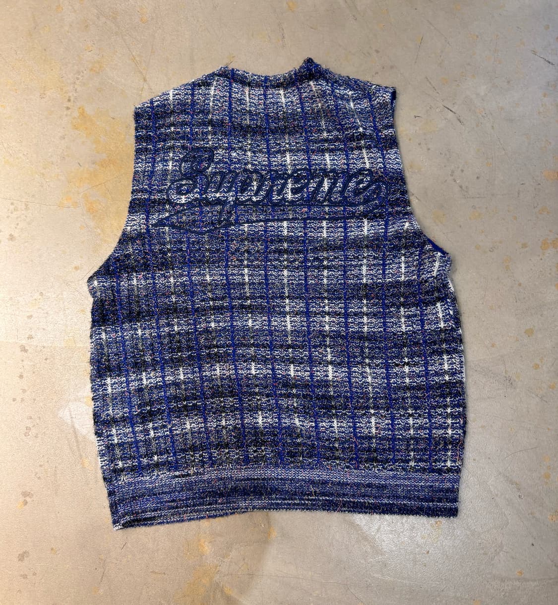 Supreme Speckled Zip up Sweater Vest 상품이미지3