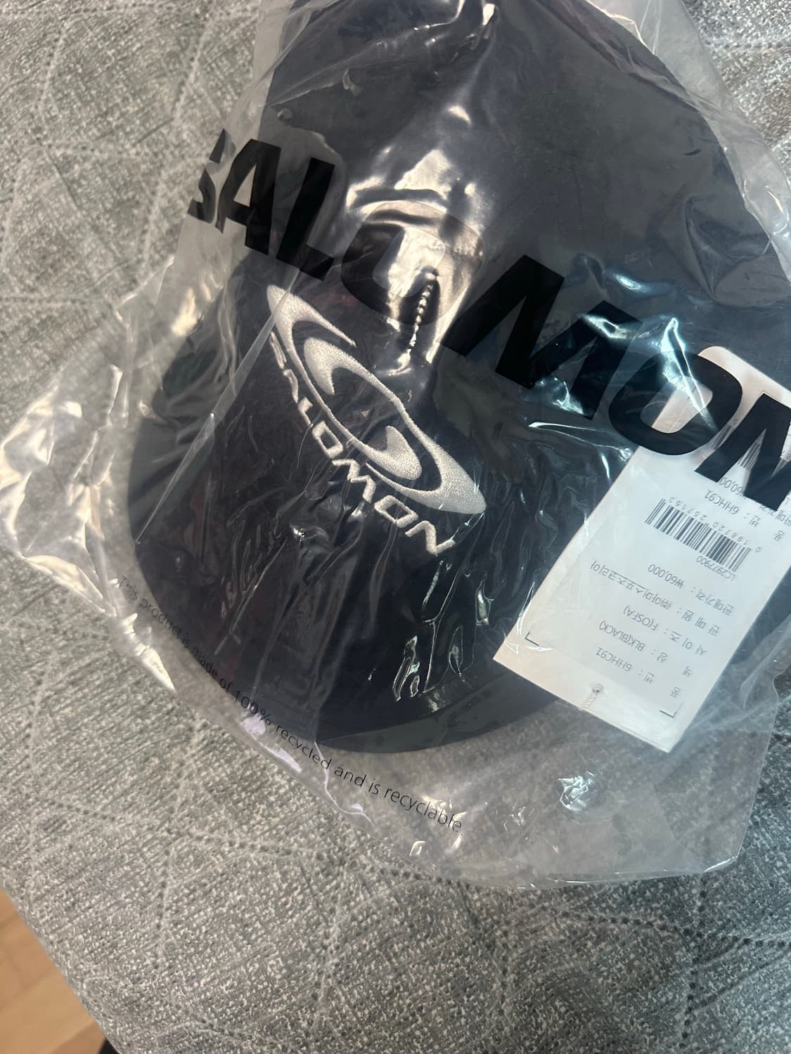 살로몬 링크 6 패널 캡 블랙 상품이미지2