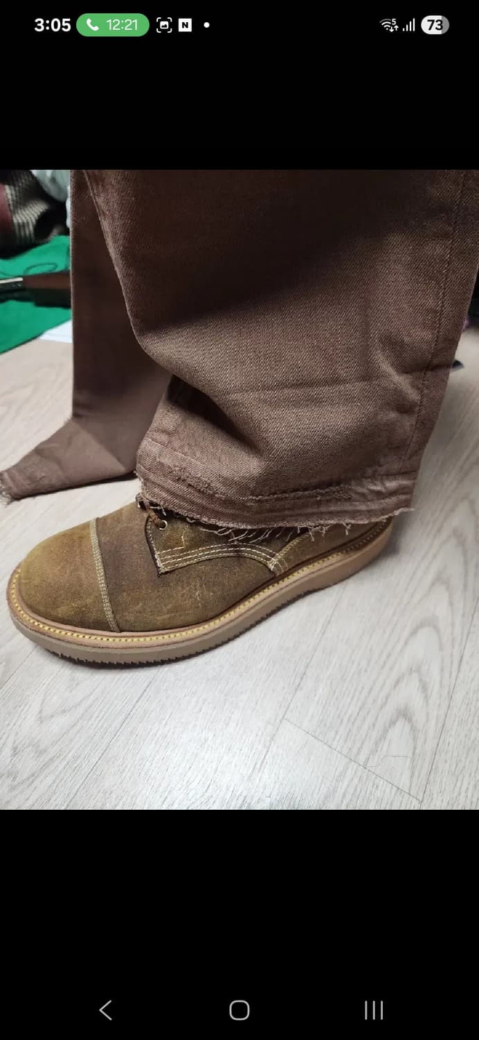 (새상품)LEVIS 551z 브라운 진 밑단 컷 오프 상품이미지2