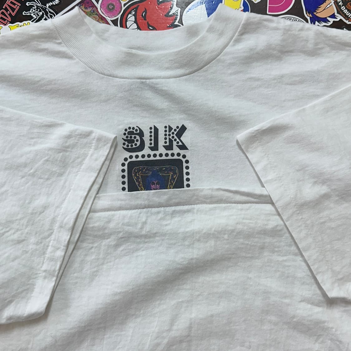 90s USA 식월드 키스 패러디 빈티지 싱글스티치 티셔츠 XL 상품이미지8