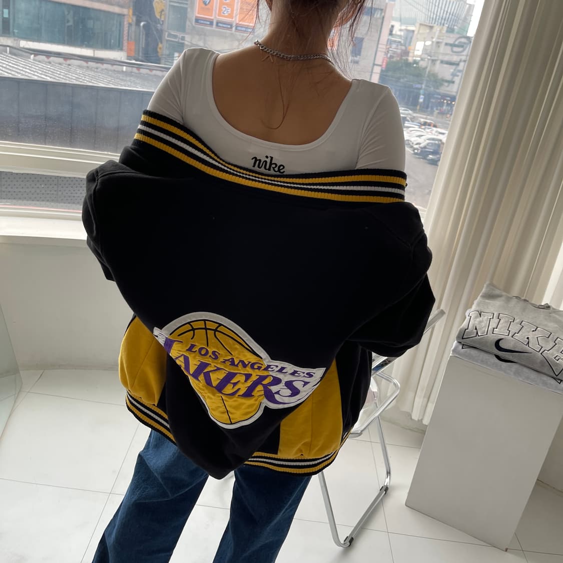 (M~L)90'S JH 제프헤밀턴 스타디움 양면 점퍼-M1566 상품이미지8