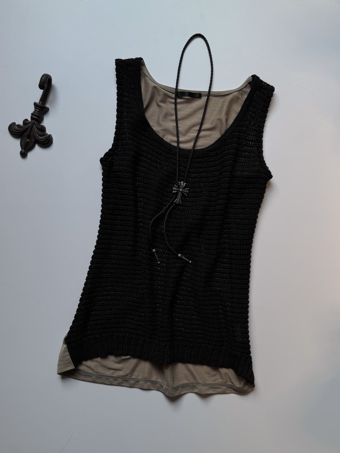 Crochet Cotton Mix Sleeveless 0266 상품이미지4