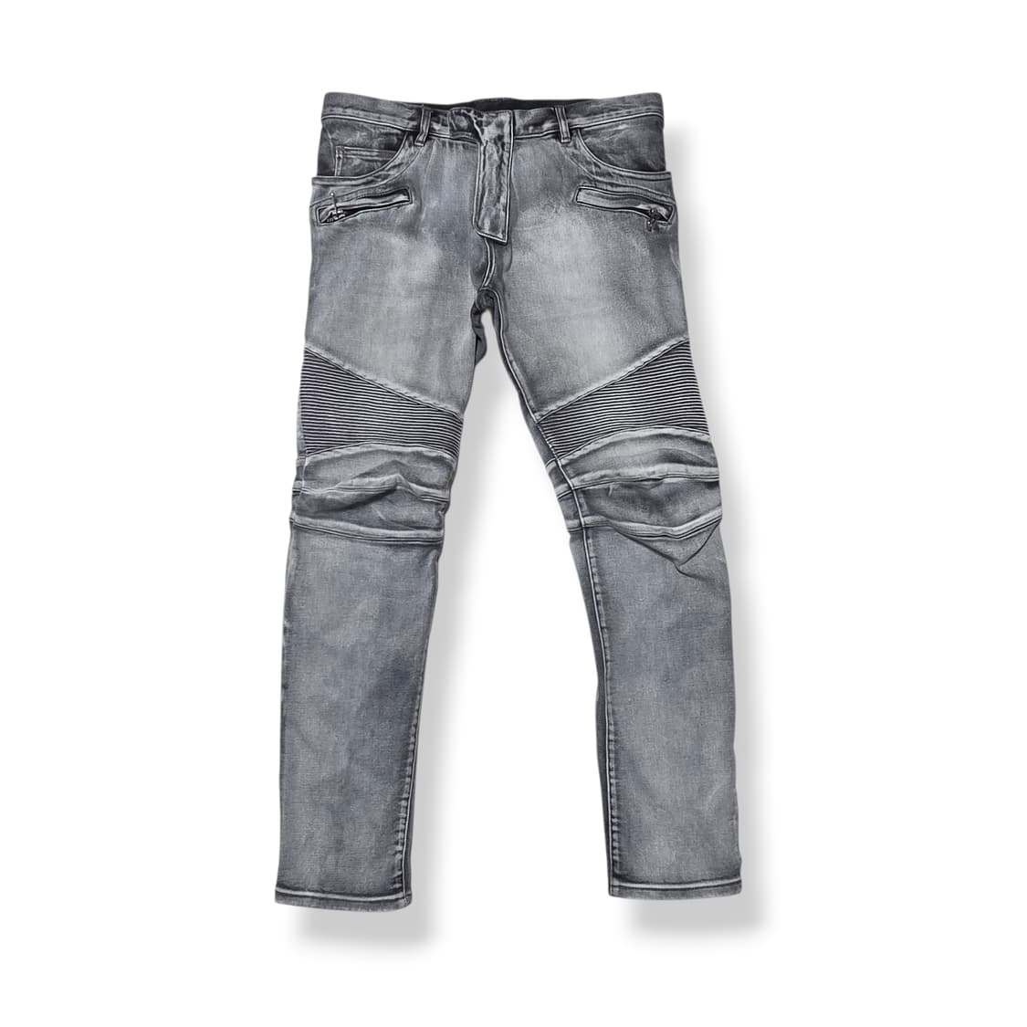 Balmain 발망 34사이즈 바이커 진 워싱 데님 청바지  상품이미지1