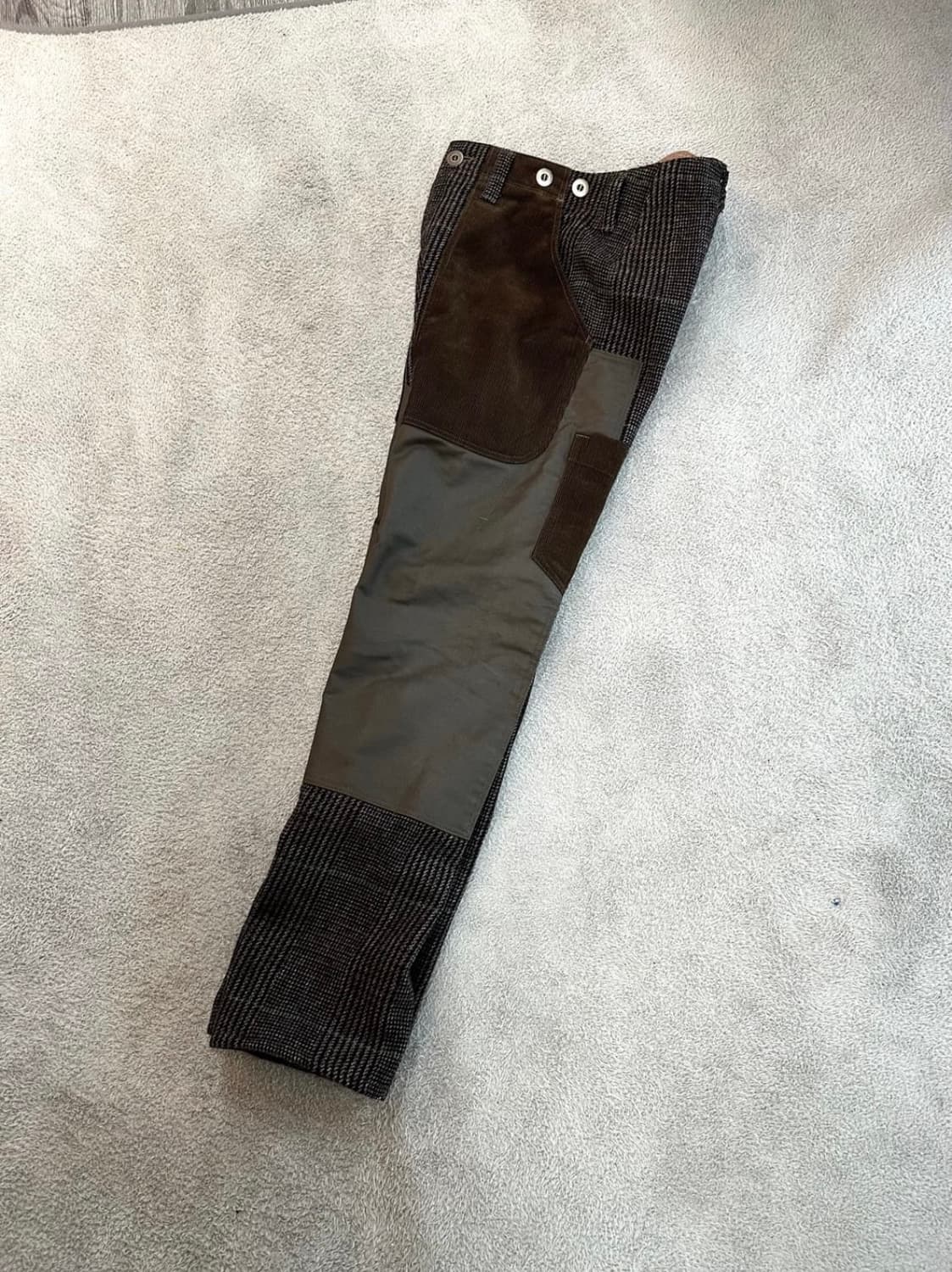 Junya Watanabe 준야 와타나베 코듀로이 패치워크 팬츠 상품이미지2