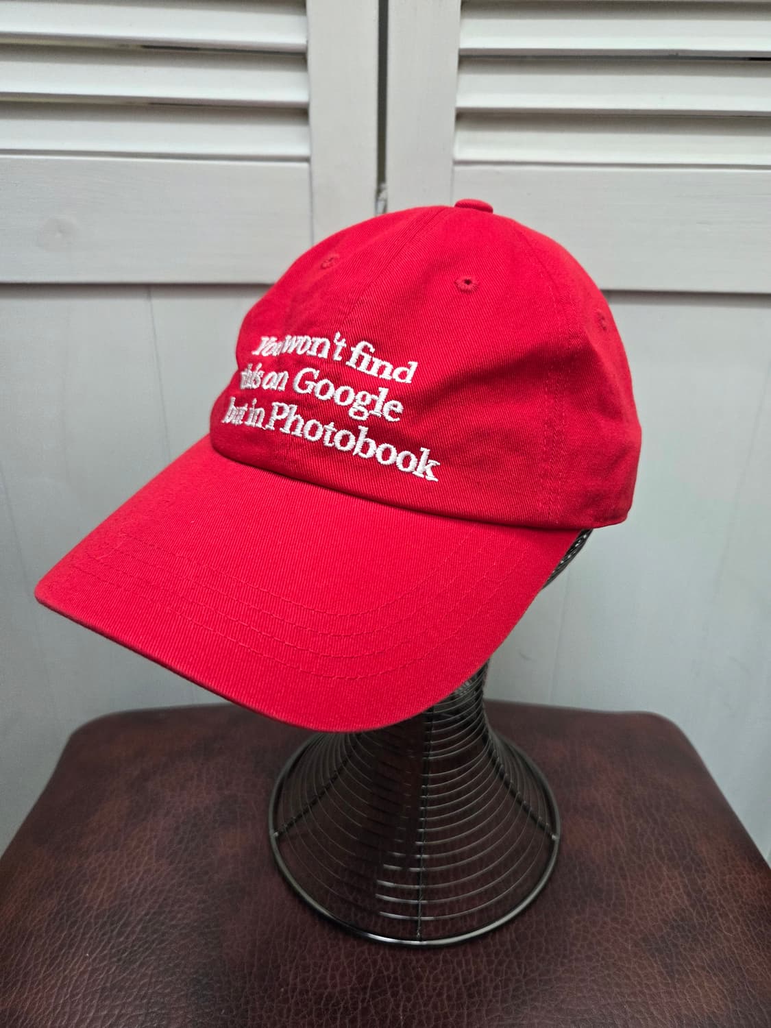 베를린포토북디스트리뷰션 슬로건 볼캡 상품이미지1