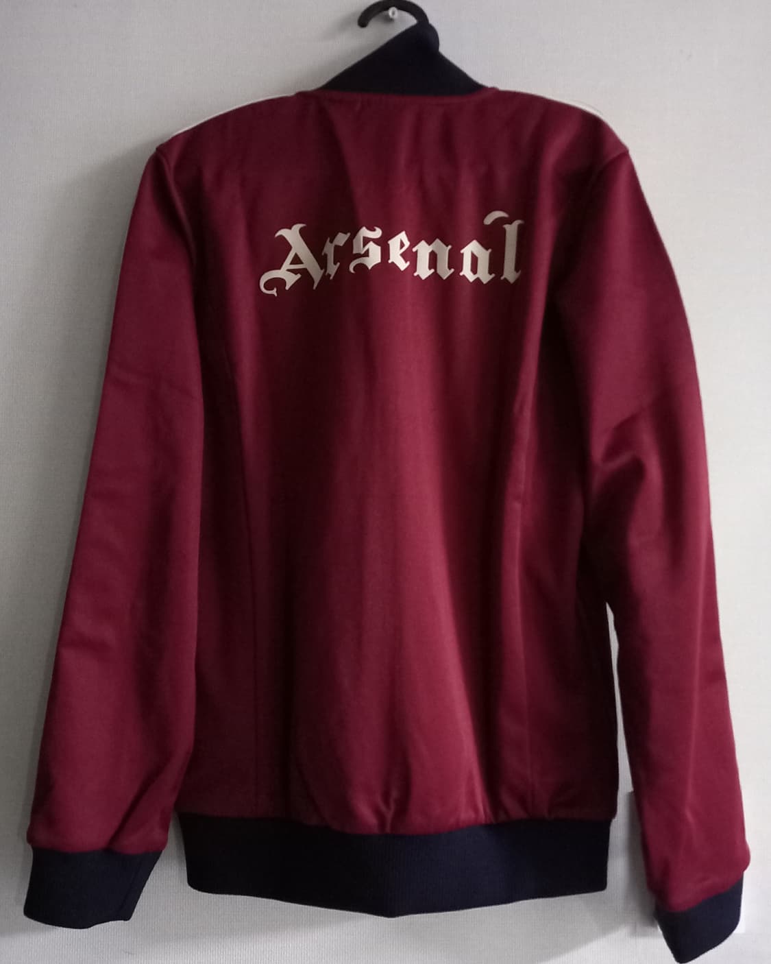 아디다스 희귀 아스날 버건디 트랙탑 저지 져지집업 95/M 상품이미지4