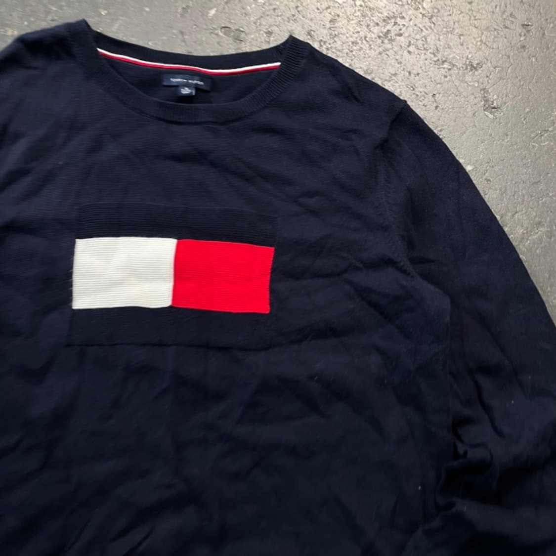 100 타미힐피거 로고 니트 상품이미지2