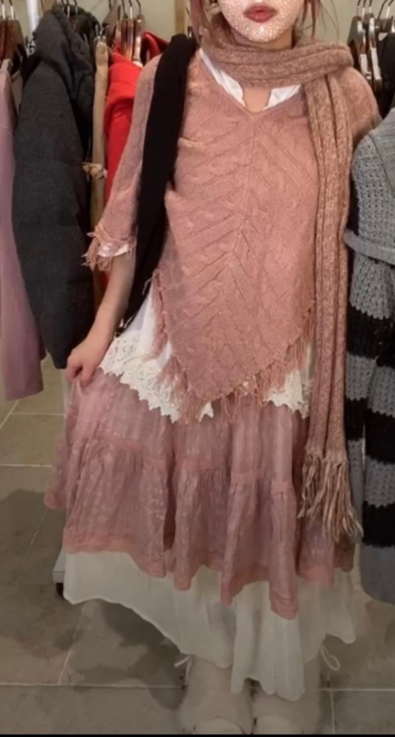 코코모리 페어리 에겐녀 핑크 케이프 코디셋 상품이미지1