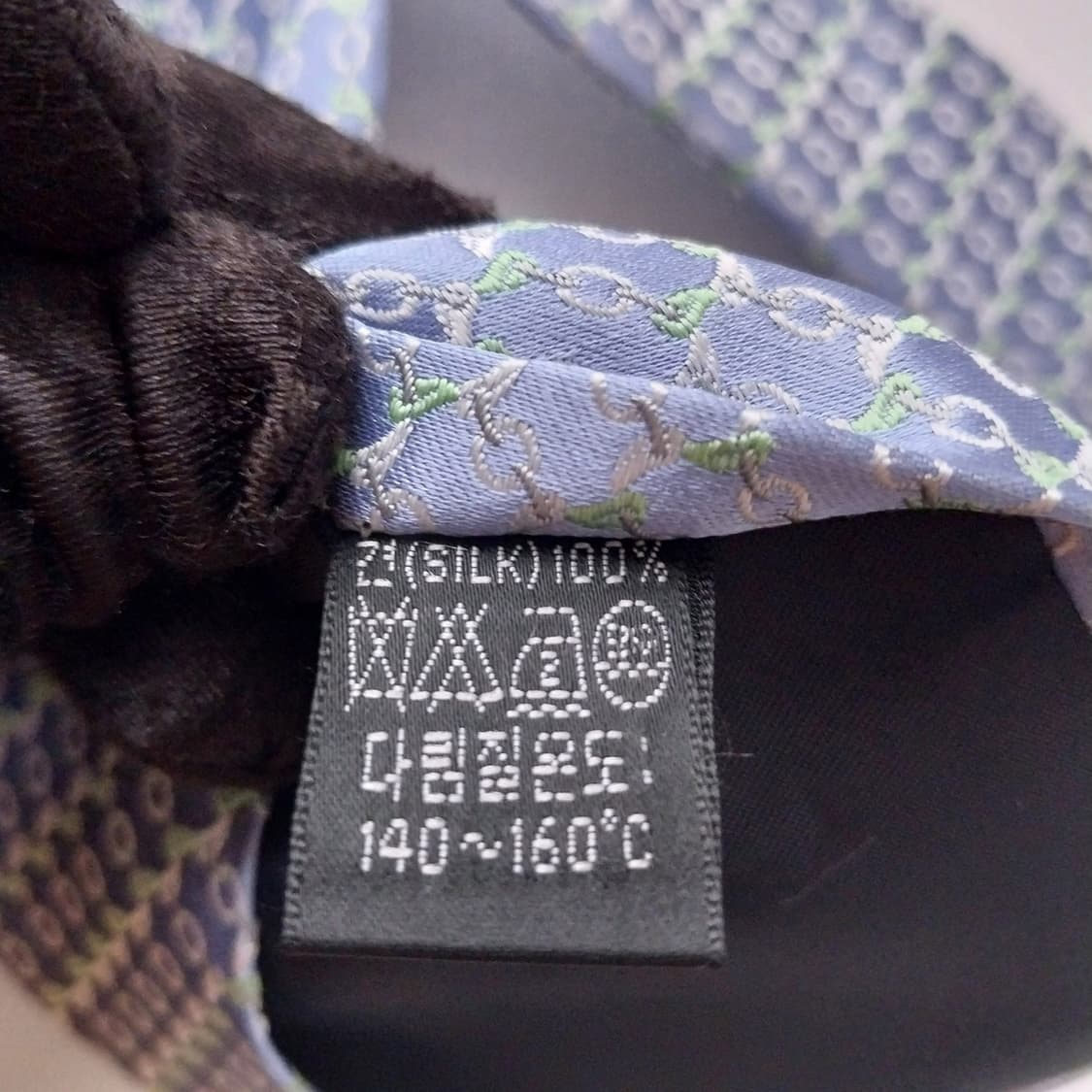 아쿠아스큐텀 실크 마이크로 기하 넥타이 9.2cm A+등급 K1793
 상품이미지10