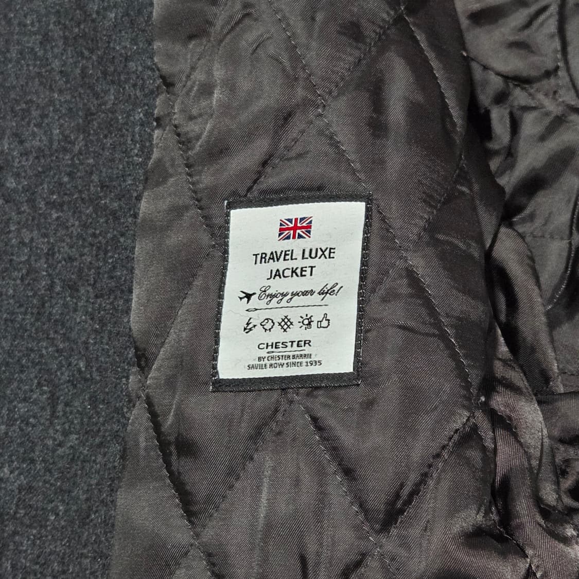 Chester Barrie 체스터 빈티지 누빔 자켓  상품이미지3