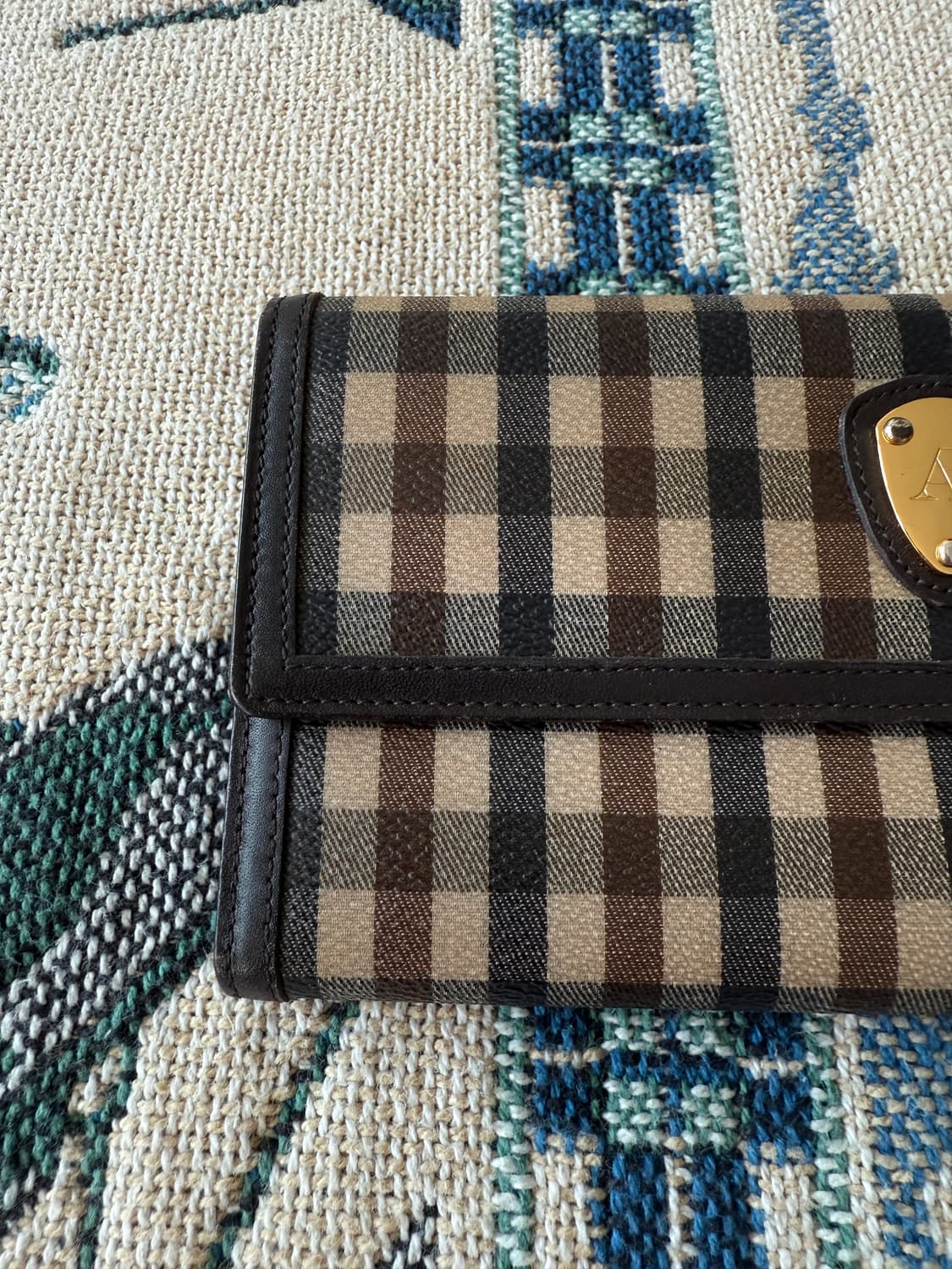 아쿠아스큐텀(Aquascutum) 체크 장지갑 상품이미지2