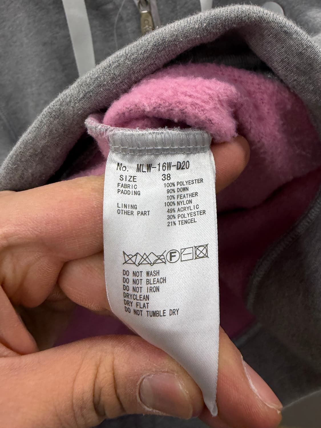 마크앤로나 여성 후드 집업 38사이즈 상품이미지5